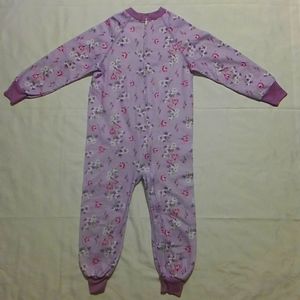 Girls Field Gear One Piece Fleece Pajamas 10
